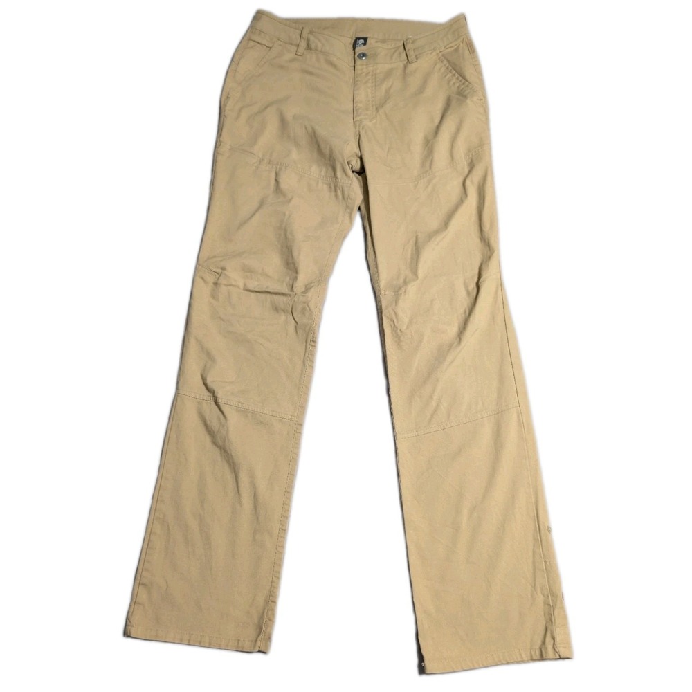 Mountain Hardwear AP Pants Mens 32x34 Khaki Beige Stretch Hiking Outdoor